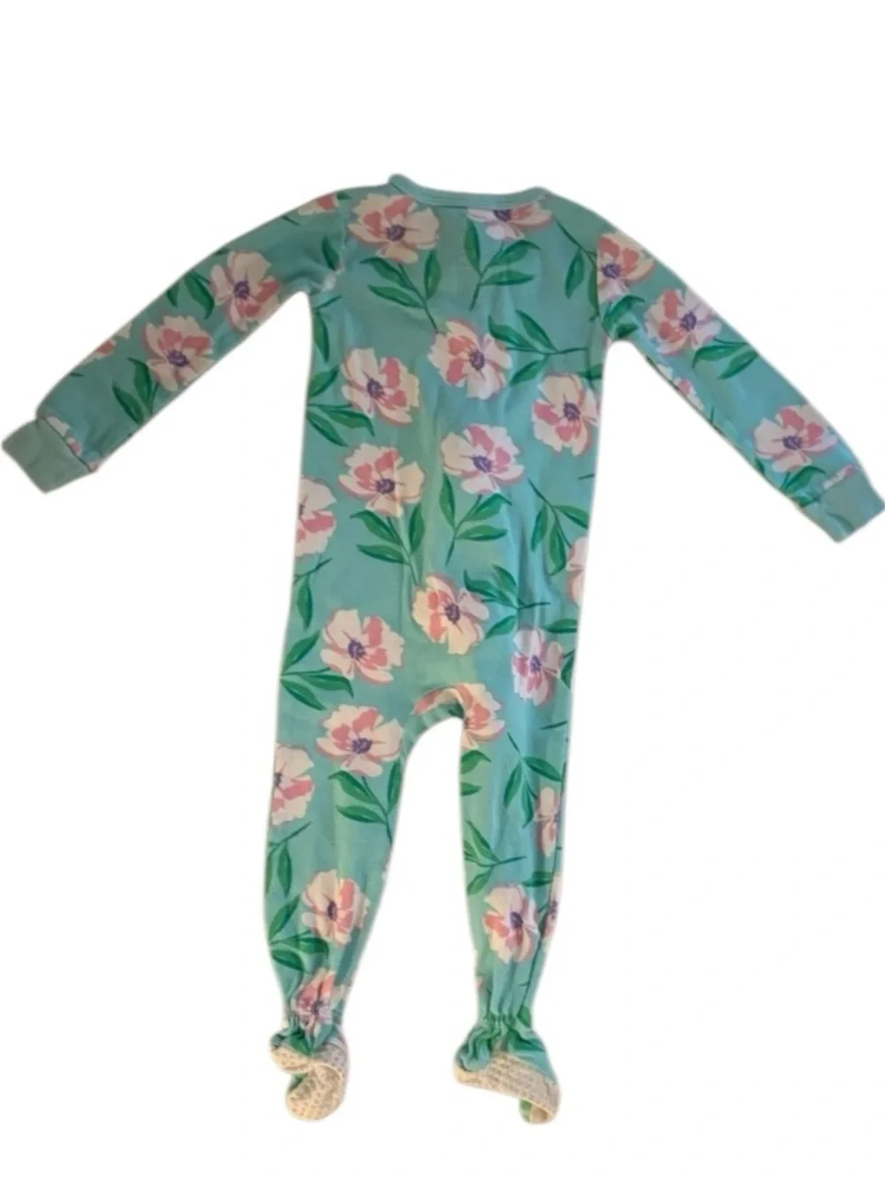 Member’s Mark My Favorite Pajamas Floral Zip Up Cotton Pajamas Size 12 Months